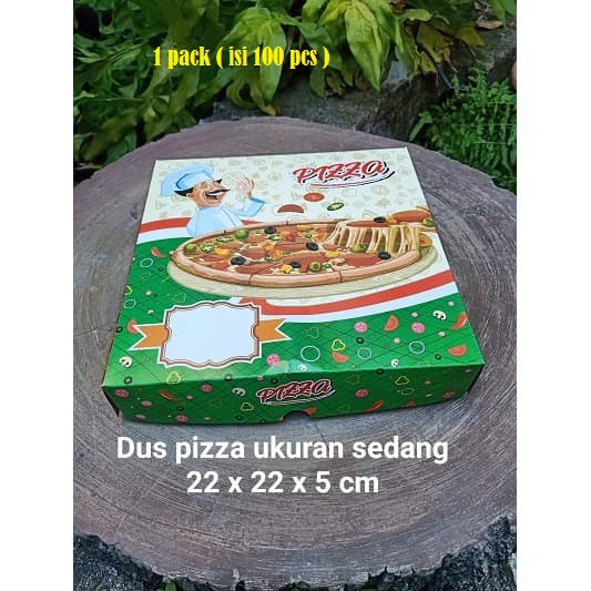 

Dus pizza 22 x 22 x 5 cm ( 1 pack ) isi 100 pcs