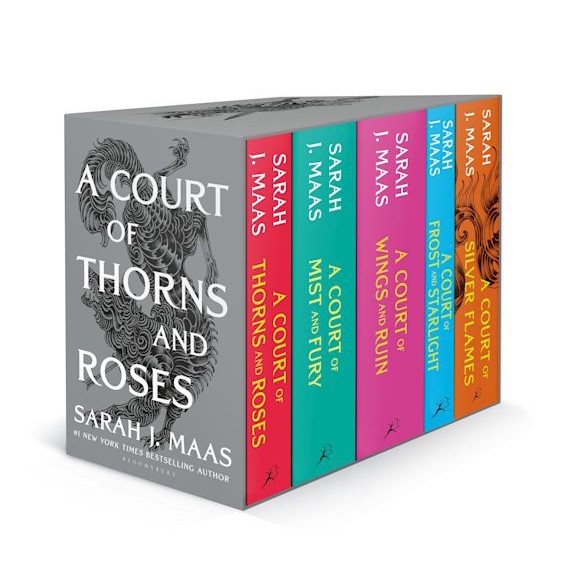 (ENGLISH) BUKU SARAH J MAAS - SILVER FLAMES - THORNS &amp; ROSES - WINGS &amp; RUIN - FROST &amp; STARLIGHT - MIST &amp; FURY [ORIGINAL]