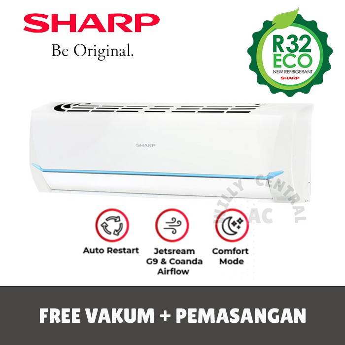 AC SHARP 1/2 PK - 3/4 PK - 1 PK - 1.5 PK - 2 PK AH ZCY China + Pemasangan