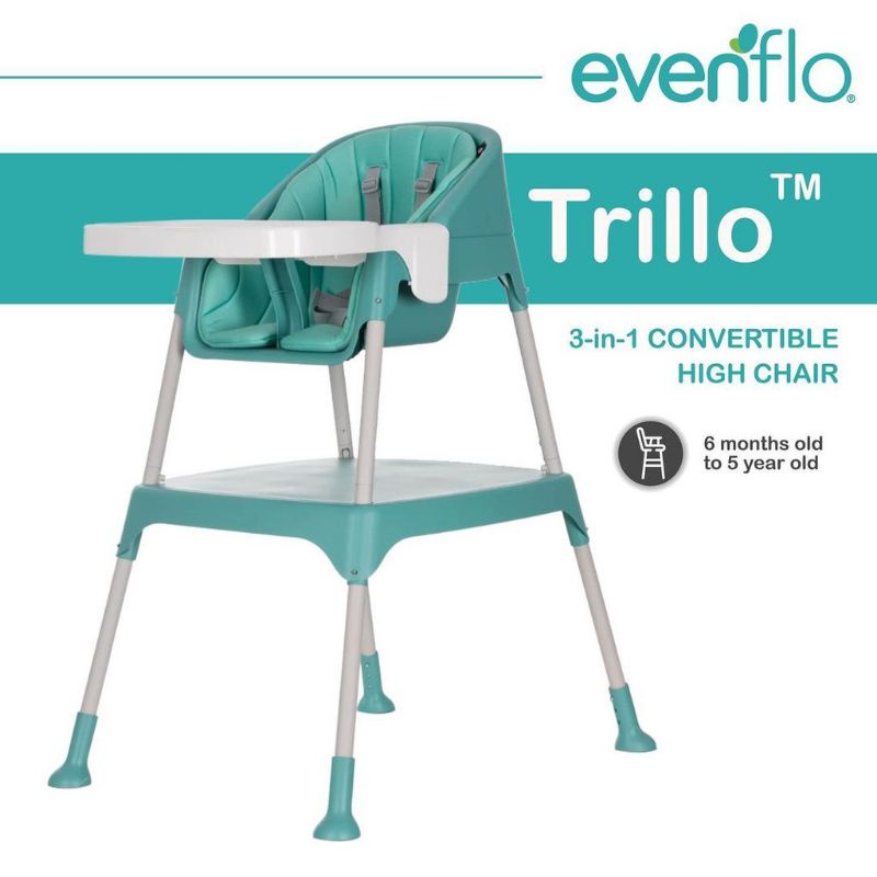 Kursi Makan Bayi 3in1 Evenflo Y9312 Trillo 3in1 High Chair