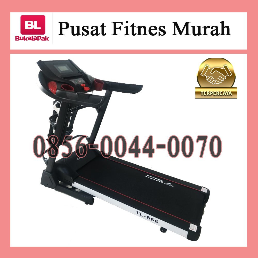 Dijual Treadmill Elektrik TL 666 - Treadmill 2 HP Murah