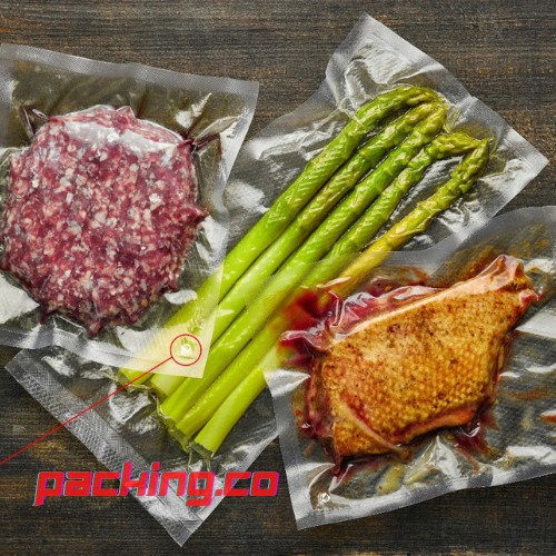 Plastik VACUUM / Plastik VAKUM makanan / VACUUM Bag Embossed - DELKOCHOICE