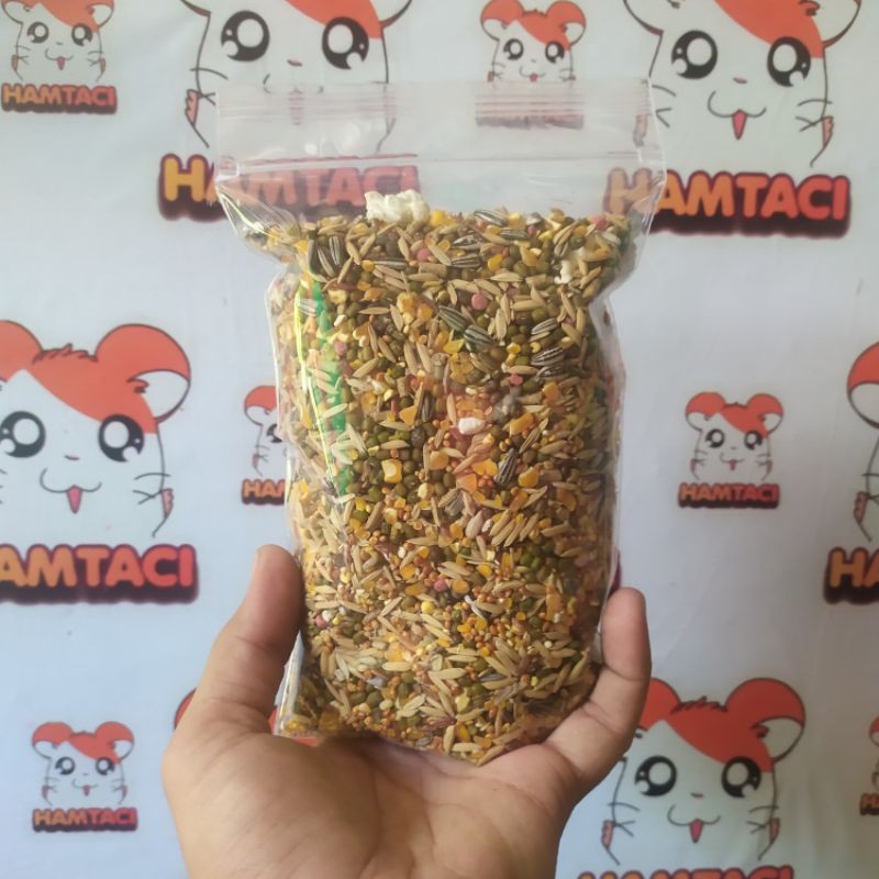 MAKANAN HAMSTER - GERBIL MIX BASIC 500GR FOR DAILY