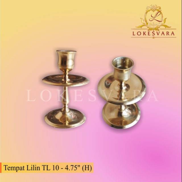 Tempat Lilin (Candle Holder) Sembahyang Kuningan TL10