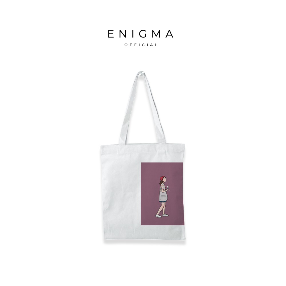 SALE TOTEBAG KANVAS ORIGINAL ENIGMA TOTEBAG KANVAS COLLECTION POSITIVE VIBES