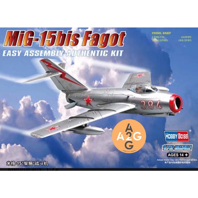Model kit Hobby Boss 1/72 MIG-15 bis Fagot