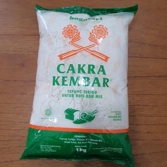 

Tepung Terigu Cakra Kembar 1Kg