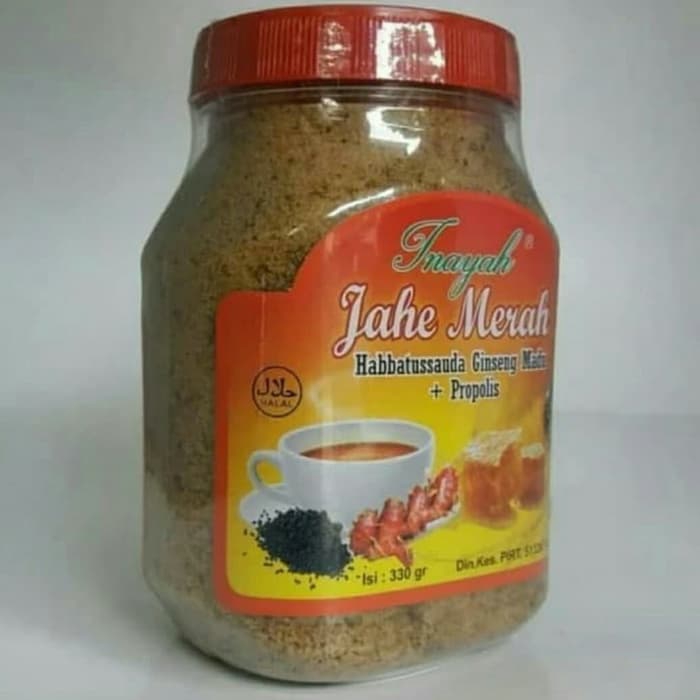 

Jahe Merah Inayah Plus Ginseng Dan Madu kemasan botol isi 330gr