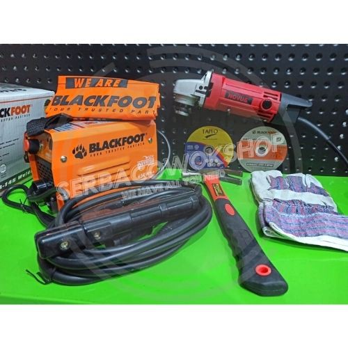 Promo Paket Mesin Travo Las 900 W Inverter MMA 120 A - Mesin Gurinda Handle Gerinda Tangan + Bonus