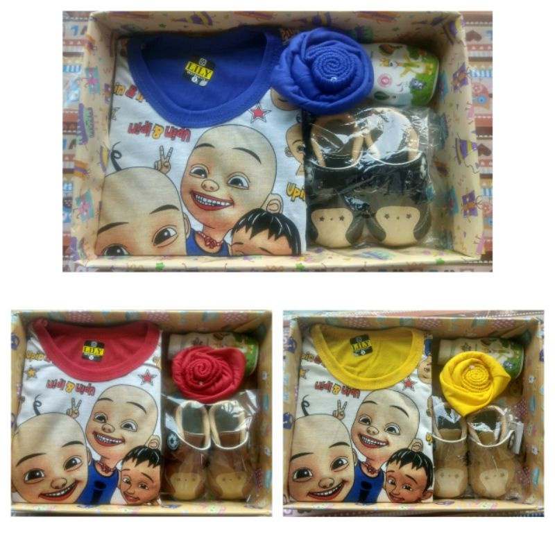 Kado bayi baru lahir/parsel sambang bayi - COWOK- ready sesuai gambar.-Upin ipin