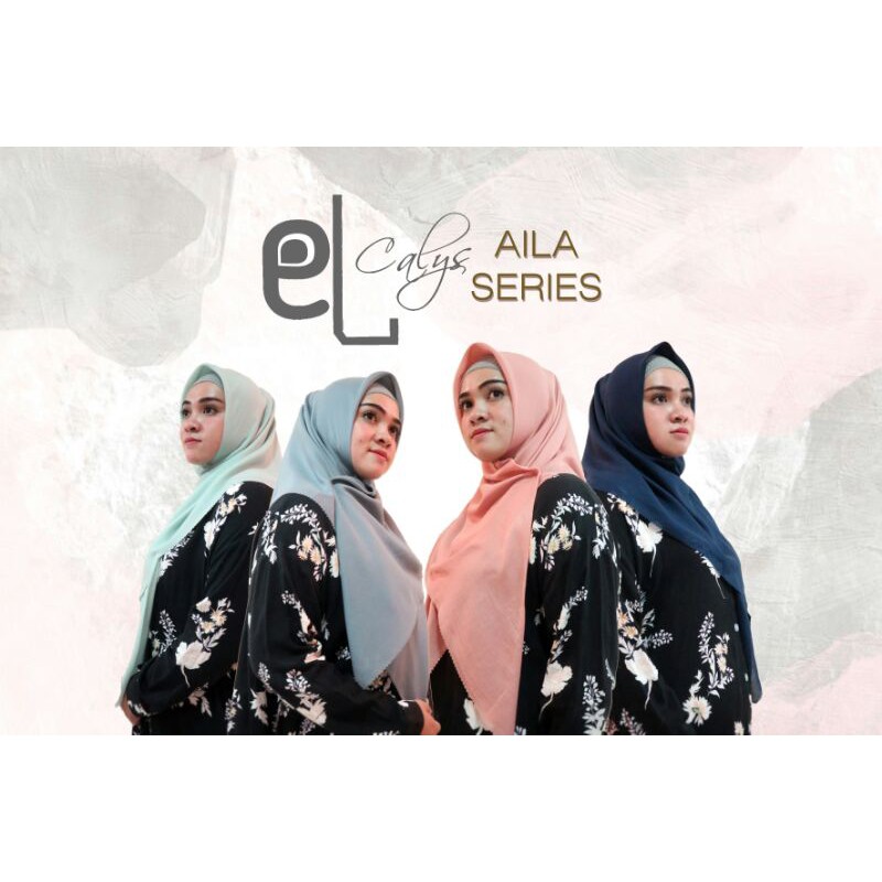 EL CALYS | AILA SERIES HIJAB SEGI EMPAT VOAL PREMIUM