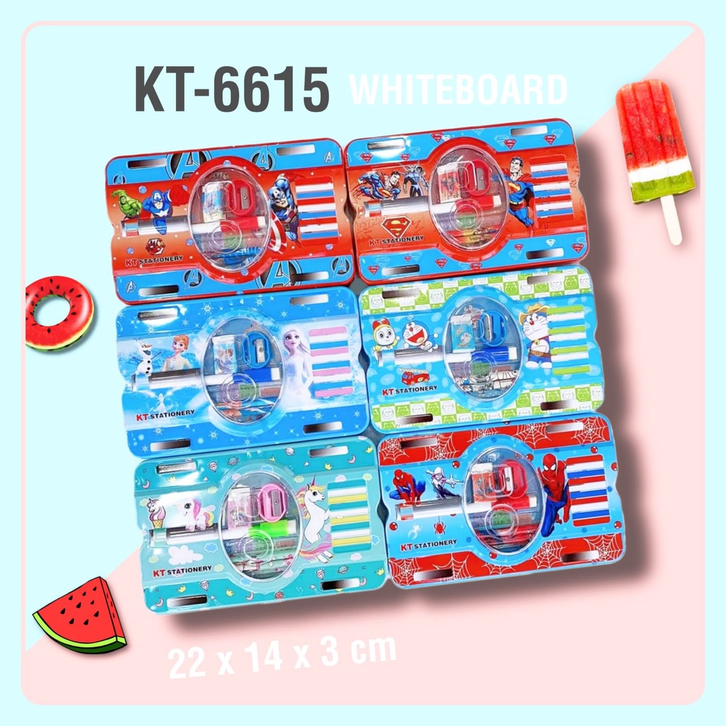 

SOS Kotak Pensil Kaleng Set+WB 2 susun 14x22/Tempat Pensil/Tepak/Pensil Case