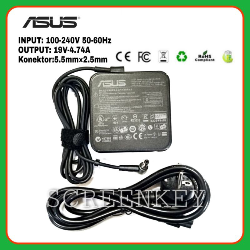 Adaptor Charger Laptop ASUS X550 X550E X550Z X550ZA X550D X550DP 19V 4.74A