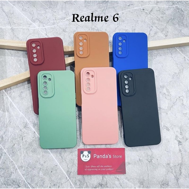 Softcase Pro Camera Realme 6 Candy Case Full Color 3D Silikon TPU