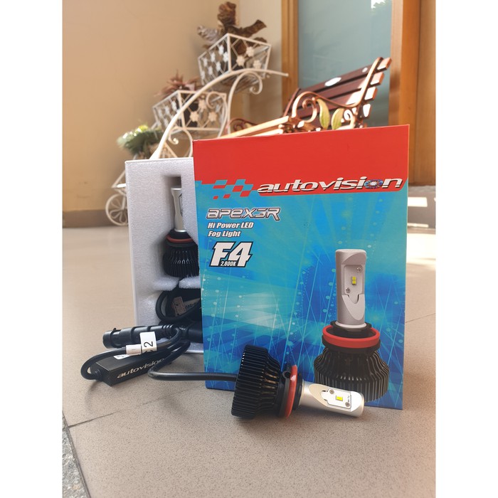 LED F4 Autovision 2800k 15 Watt H8H9H11H16