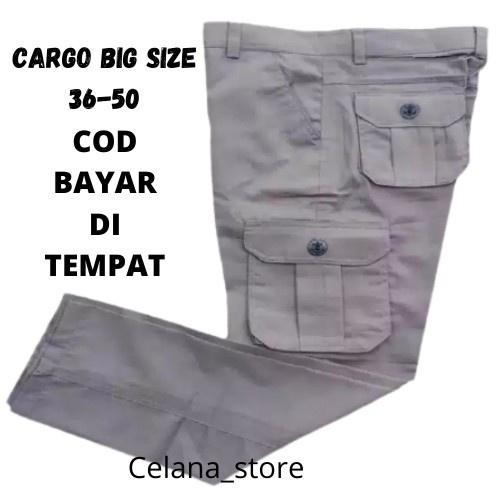 celana cargo pria big size/celana panjang cargo/celana cargo panjang/celana cargo panjang jumbo