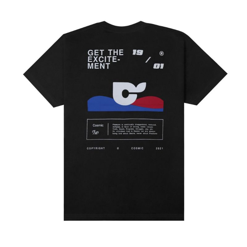 TSHIRT COSMIC PAISON BLACK II BAJU COSMIC HITAM ORIGINAL