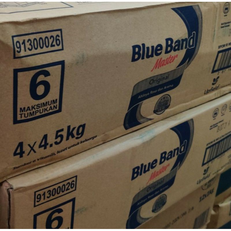 Blue Band Master Margarine Original 4.5kg Pack Pabrik