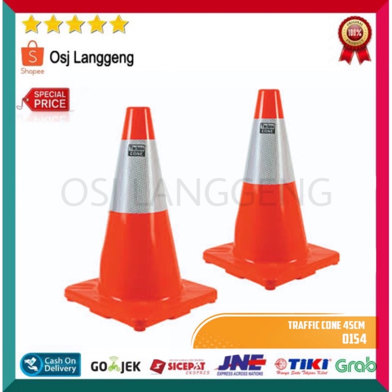 Safety Traffic Cone / Kerucut Lalu Lintas Techno 0154 Leopard