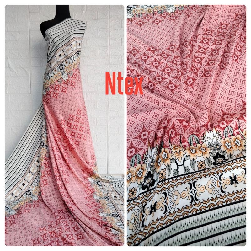 Kain Dr Silk Original Motif Elena harga setengah meter