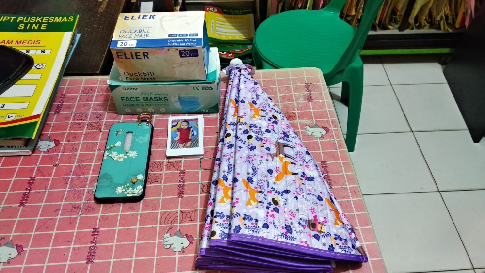Tudung Saji Lipat Jumbo Penahan Panas Food Cover Penutup Pelindung Makanan Payung Aluminium Foil 4.7