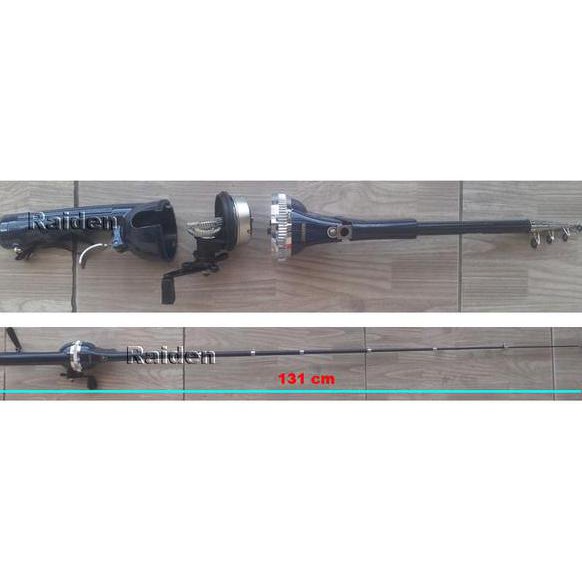 Gw Fiber Glass - Joran Pancing Ikan Lipat Potable Instant Fisherman