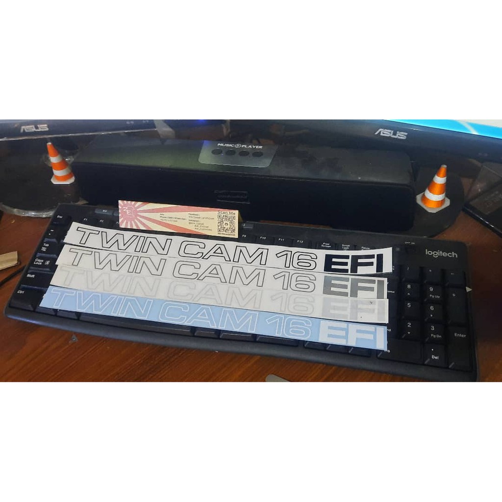 Stiker TWIN CAM 16 EFI Corolla Great