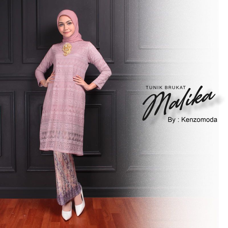 Realpit setelan kebaya kurung melayu//tuniik kurung brukat//tunik brukat terbaru//kebaya wisuda//kebaya pesta modern