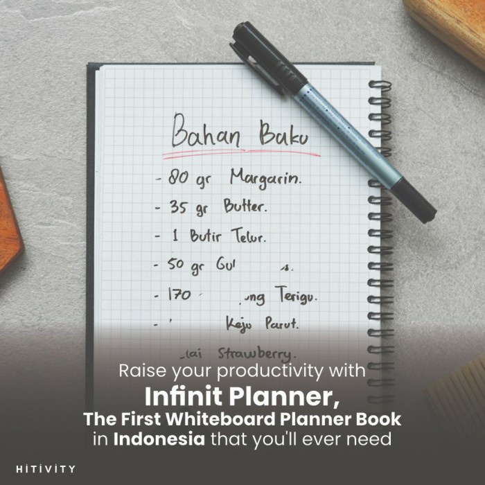 

Gaya Infinite Planner Whiteboard Buku Agenda Bisa Di Hapus Promo