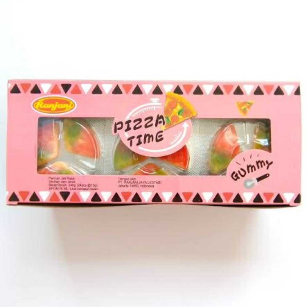 

Pizza Time Gummy Candy 1 Pack isi 24pcs