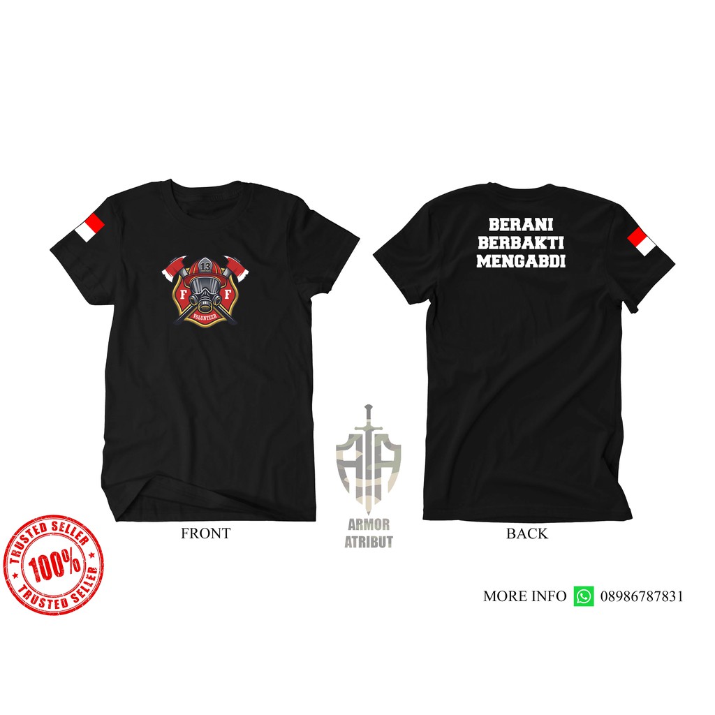 Kaos Baju - DAMKAR - ARMOR ATRIBUT