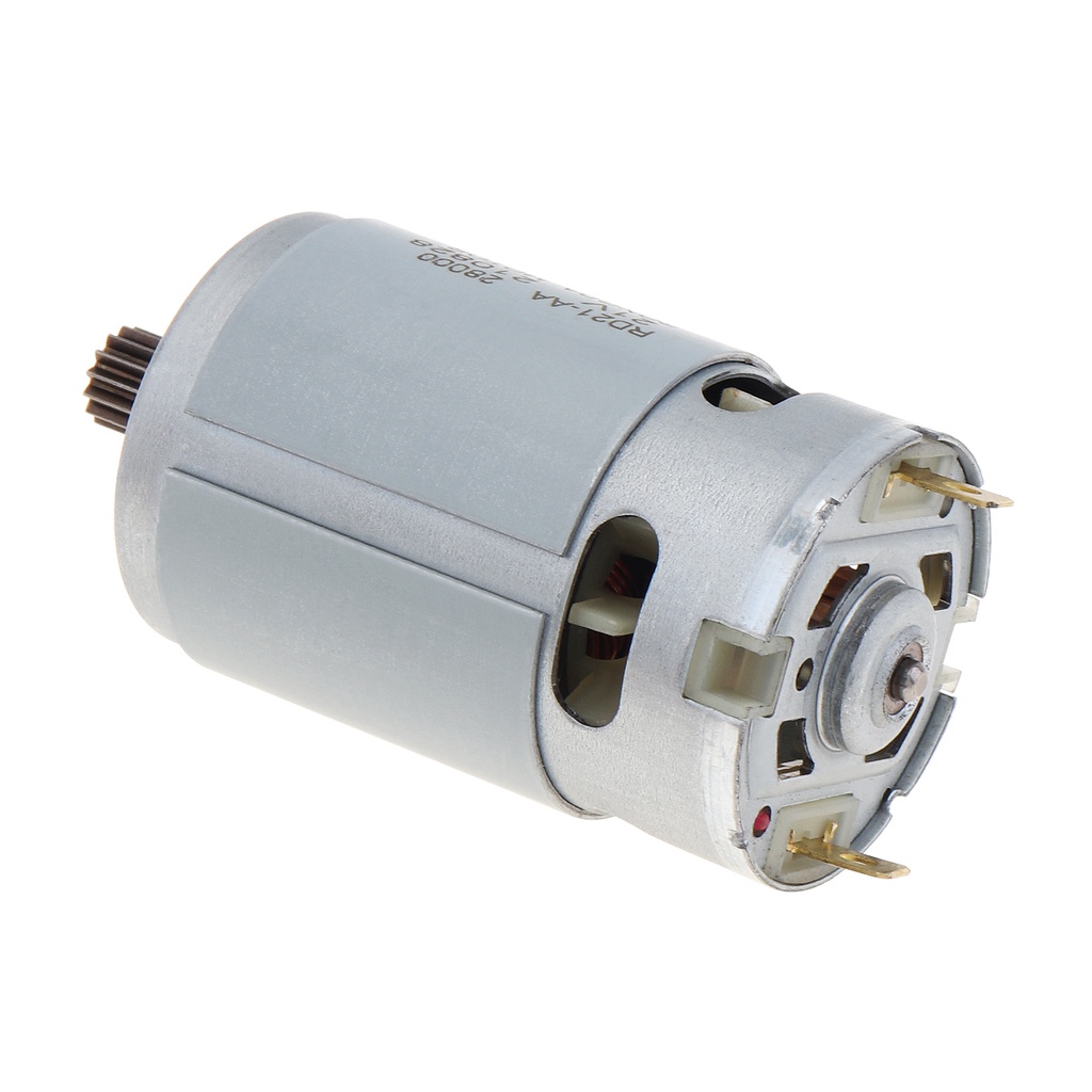 14gigi RS550 Motor DC 21V 29800RPM Lithium Gergaji Listrik Motor Diameter 8.2mm Gear