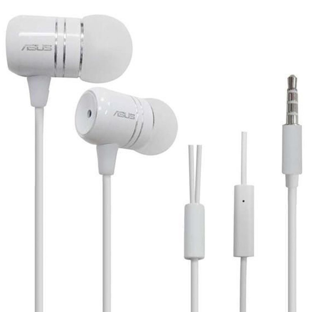 Handsfree Asus Zenfone  ZenEar In-ear Earphone zenfone ORIGINAL With Mic and Volume headset asus