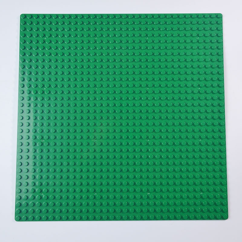 Base Plate LEGO Building Blocks 25.5 x 25.5 cm - HQB1143 - OMTHSWGR Green