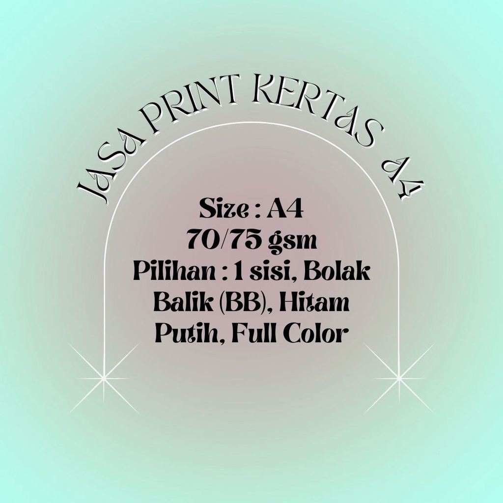 

Jasa Print Kertas HVS A4 70/75 gsm