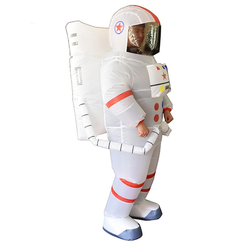 Mary 150-195 cm Kostum Astronot Tiup Novelty Cloth Full Body Alat Peraga Wahana