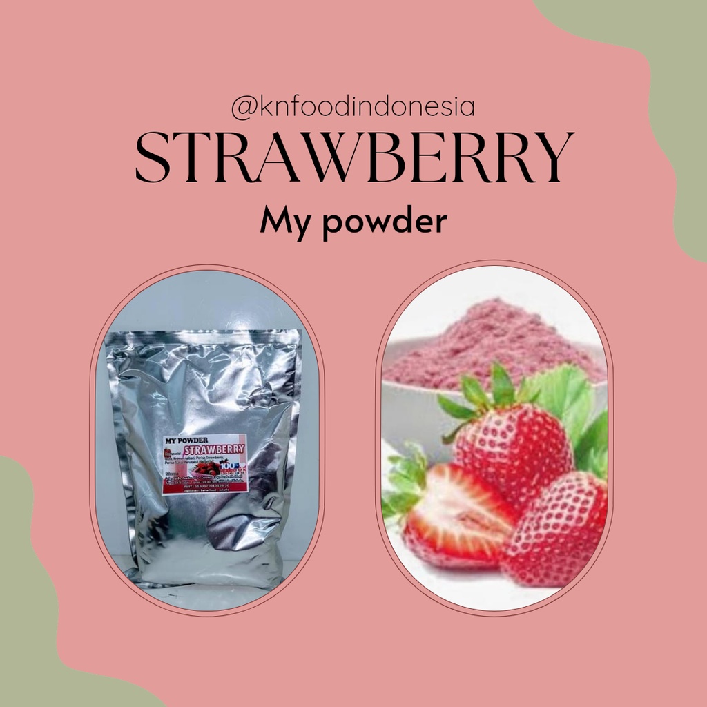 

Powder Rasa Stawberry Reguler 1kg - Bubuk Minuman Rasa Stawberry