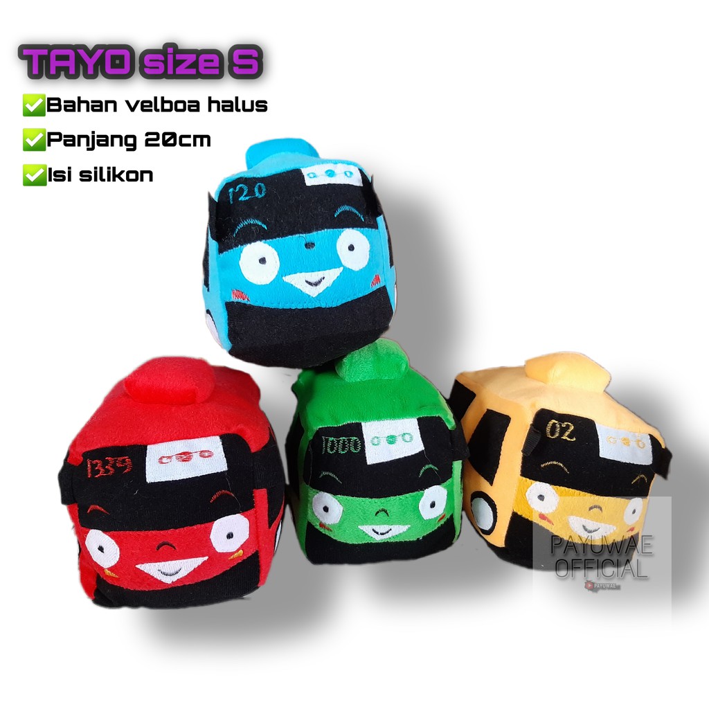 Boneka Bus Kecil Mobil Tayo Size S harga murah