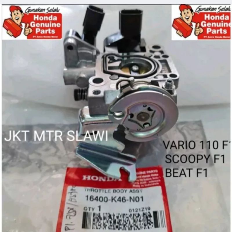 throttle body vario 110 fi scoopy fi beat fi ori honda asli ahm