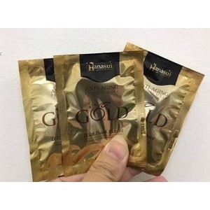 [18GR] LT - KOTAK LABEL MASKER NATURGO GOLD ANTI AGING BY HANASUI