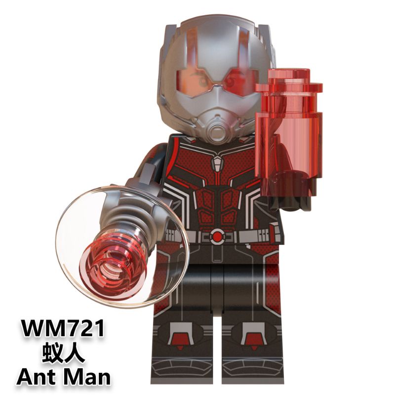 Mainan Anak Lego Iron Man Minifigure Murah WM6063 Ironman Minifigures Marvel Avengers Bricks Figure doctor strange wasp antman warmachine scarlet witch thor superman-AntmanWM721