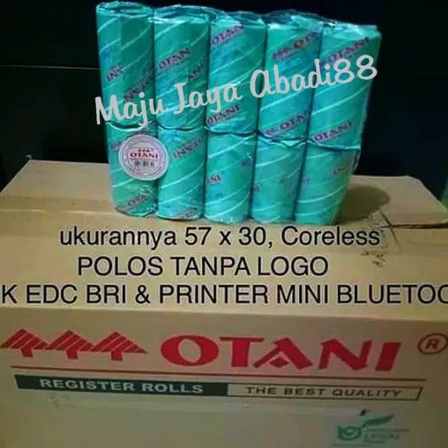 

Kertas Thermal 57x30(EDISI) Mix Brand/ Thermal Paper 57x30 EDISI (Mix Brand)