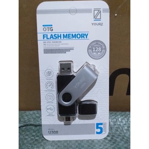 Ready OTG FLASHDISK MICRO YOURZ ORIGINAL 2GB/4Gb/8GB/16GB/32GB/64GB/128GB REAL QUALITY