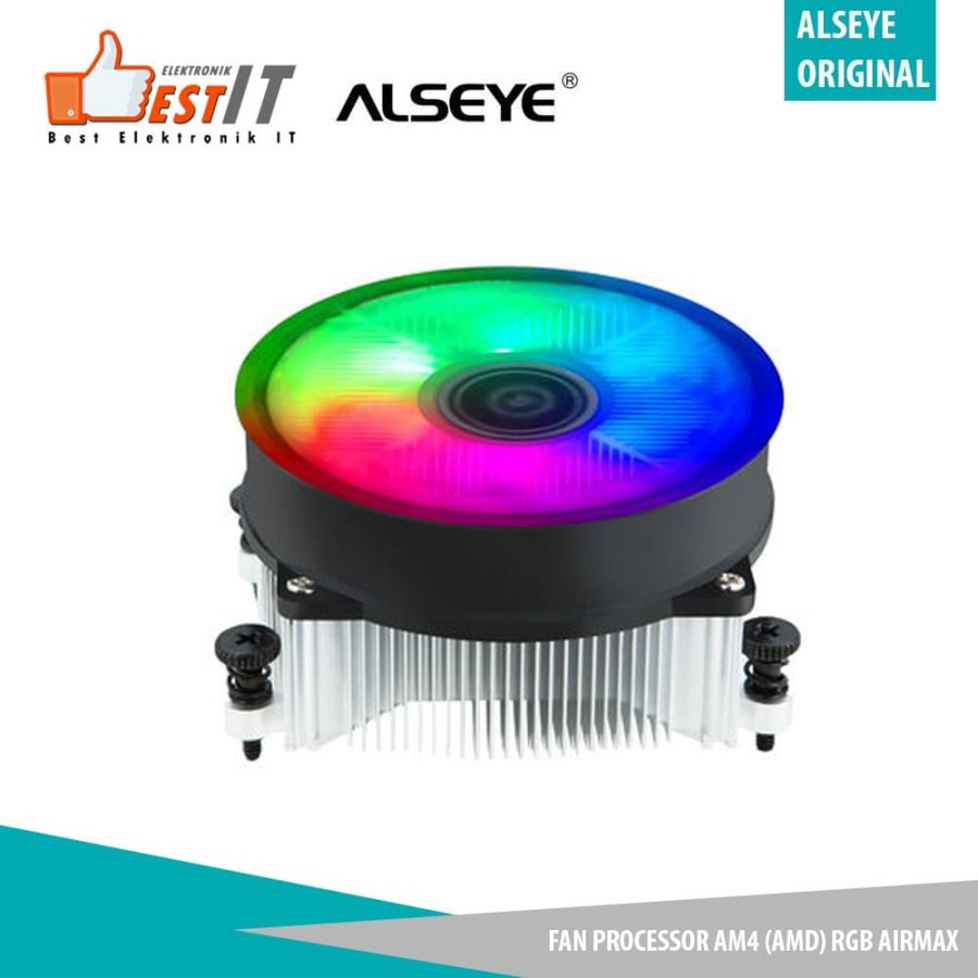 fan processor amd alseye rgb airmax with heat sink