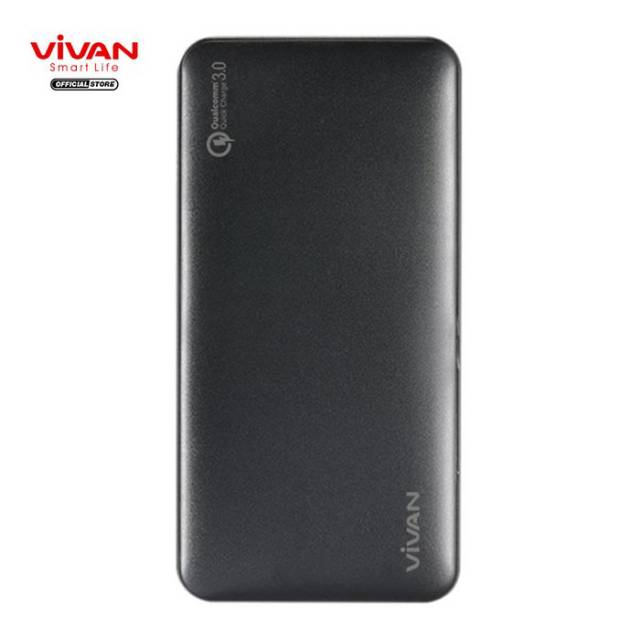 POWER BANK FAST CHARGING QC 3.0 VIVAN 10000 MAH VPB-A10S RESMI