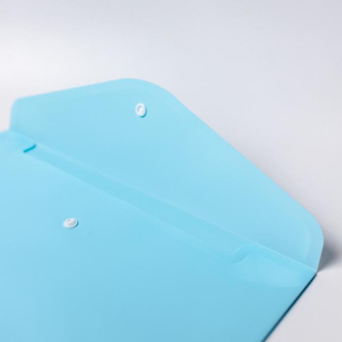 

Map Kancing Plastik Envelope Holder F4 Soft Color King Jim 744SCGA-E - Light Blue