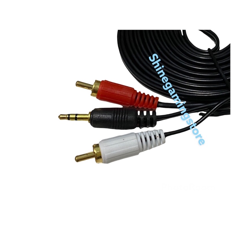 Kabel RCA 15m 1-2 Jack 3.5mm utk speker - Audio aux Cable for speaker