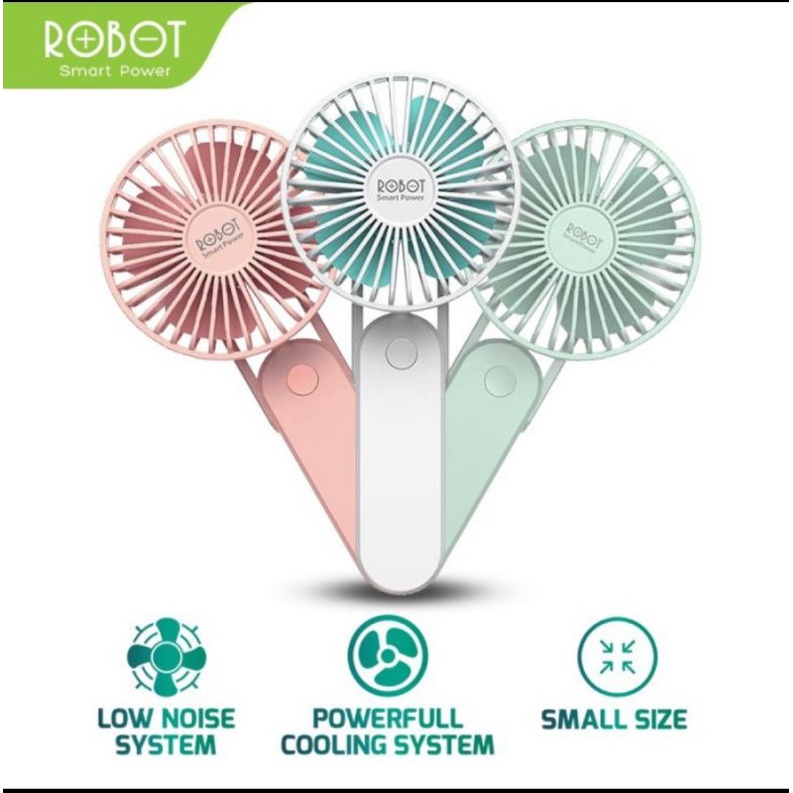 Robot RT-BF11 Mini Fan Portable Emergency - Kipas Mini Robot RT BF11