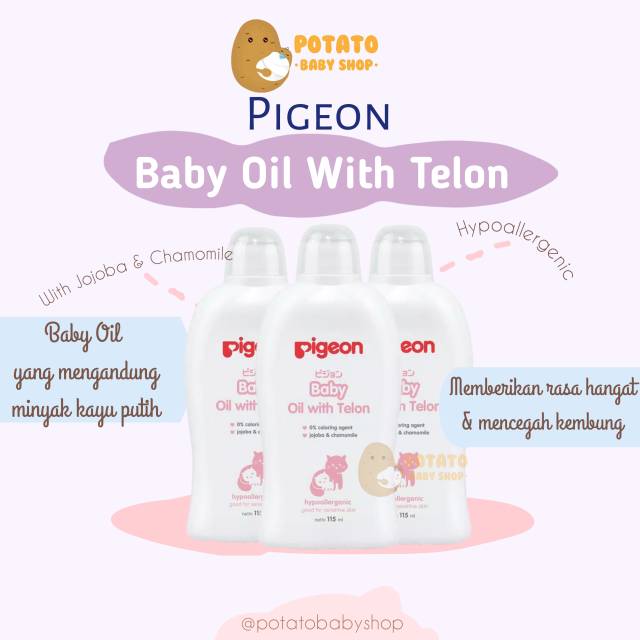 Pigeon Baby Oil with Telon / Minyak Telon Bayi