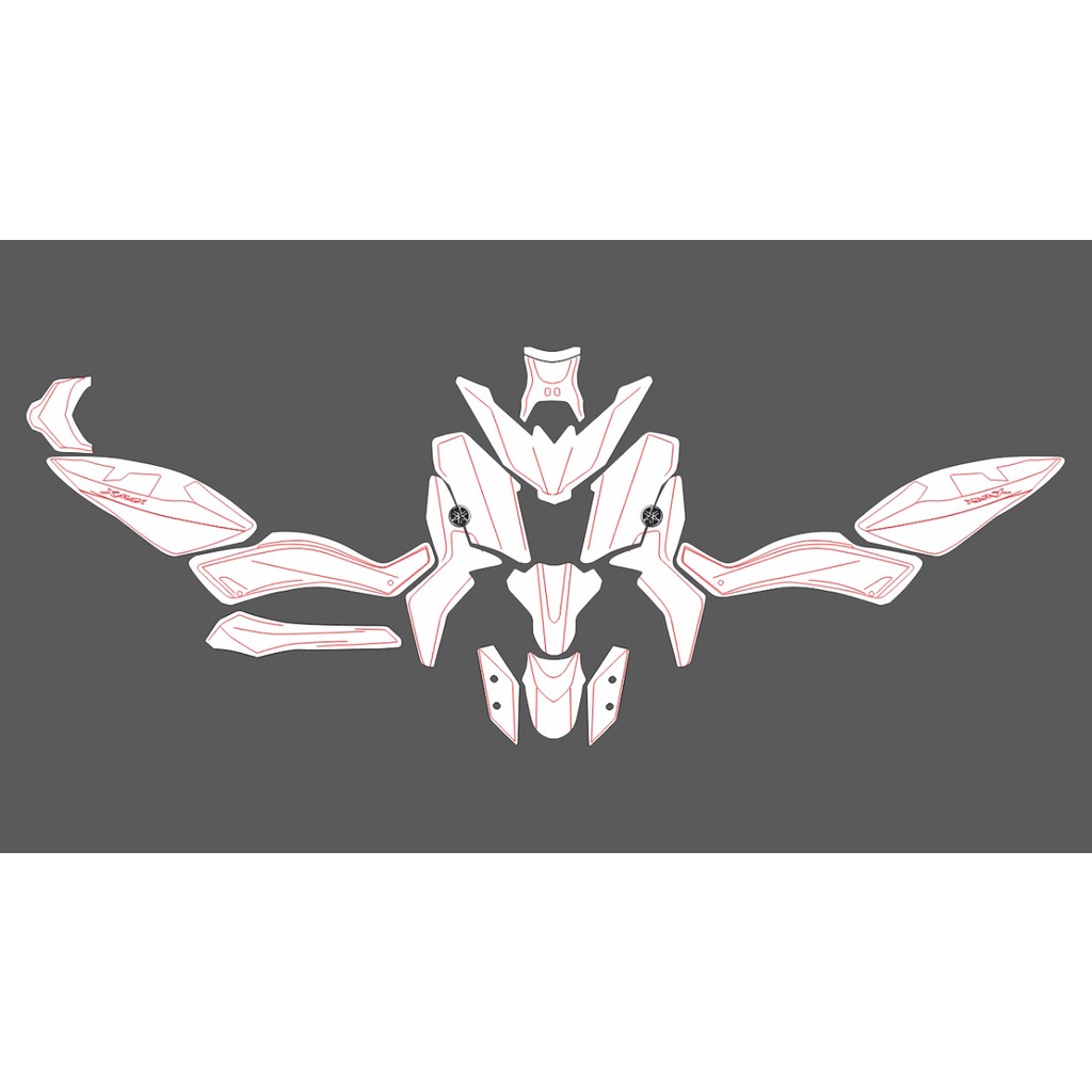 POLA DECAL XMAX 250CC